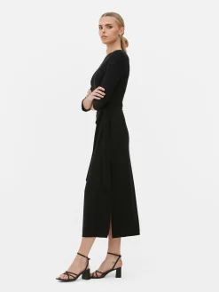 Hot „The Edit“ Jerseykleid Zum Binden Damen Kleider