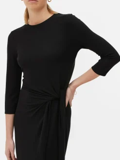 Hot „The Edit“ Jerseykleid Zum Binden Damen Kleider