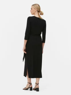 Hot „The Edit“ Jerseykleid Zum Binden Damen Kleider