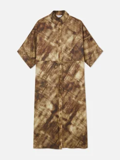 „The Edit“ Midaxi-Hemdkleid Damen Kleider