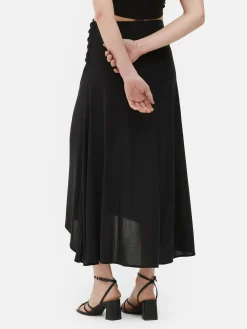 Clearance „The Edit“ Midirock Mit Asymmetrischem Saum Damen Röcke