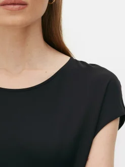 Online „The Edit“ Satin-Midikleid Damen Kleider