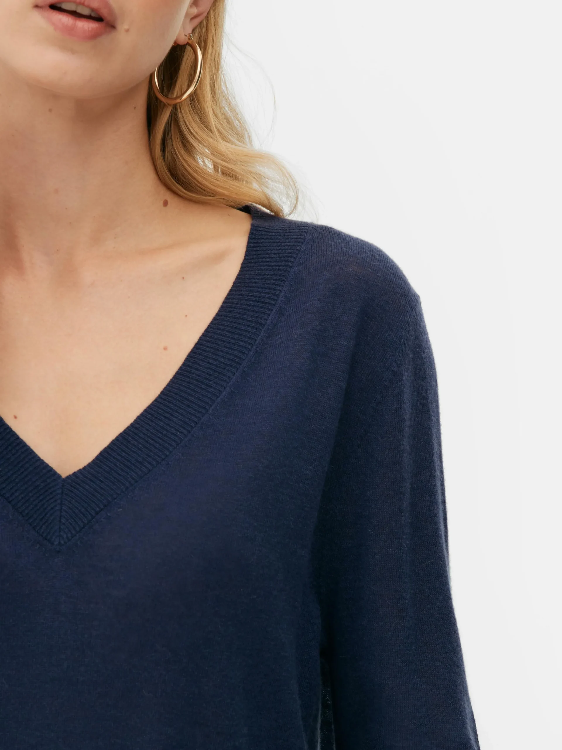 Hot „The Edit“ Strickpullover Mit V-Ausschnitt Damen Pullover Und Cardigans