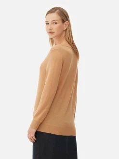 Outlet „The Edit“ Strickpullover Mit V-Ausschnitt Damen Pullover Und Cardigans