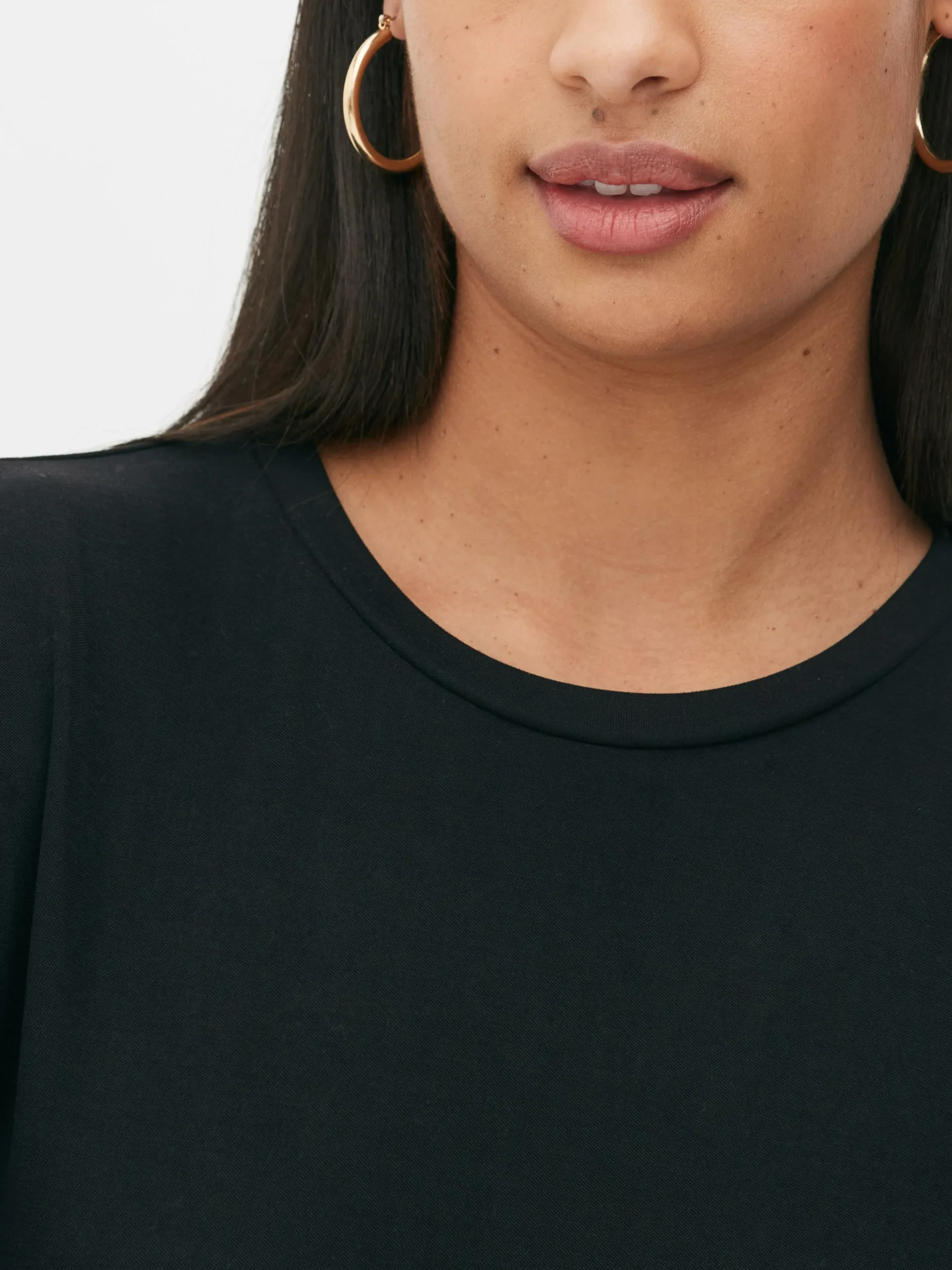 Sale „The Edit“ T-Shirt-Midikleid Damen Kleider