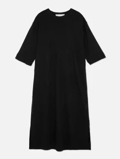 Sale „The Edit“ T-Shirt-Midikleid Damen Kleider