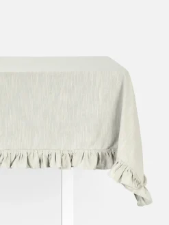 New Tischdecke Mit Rüschenbesatz Geschirr