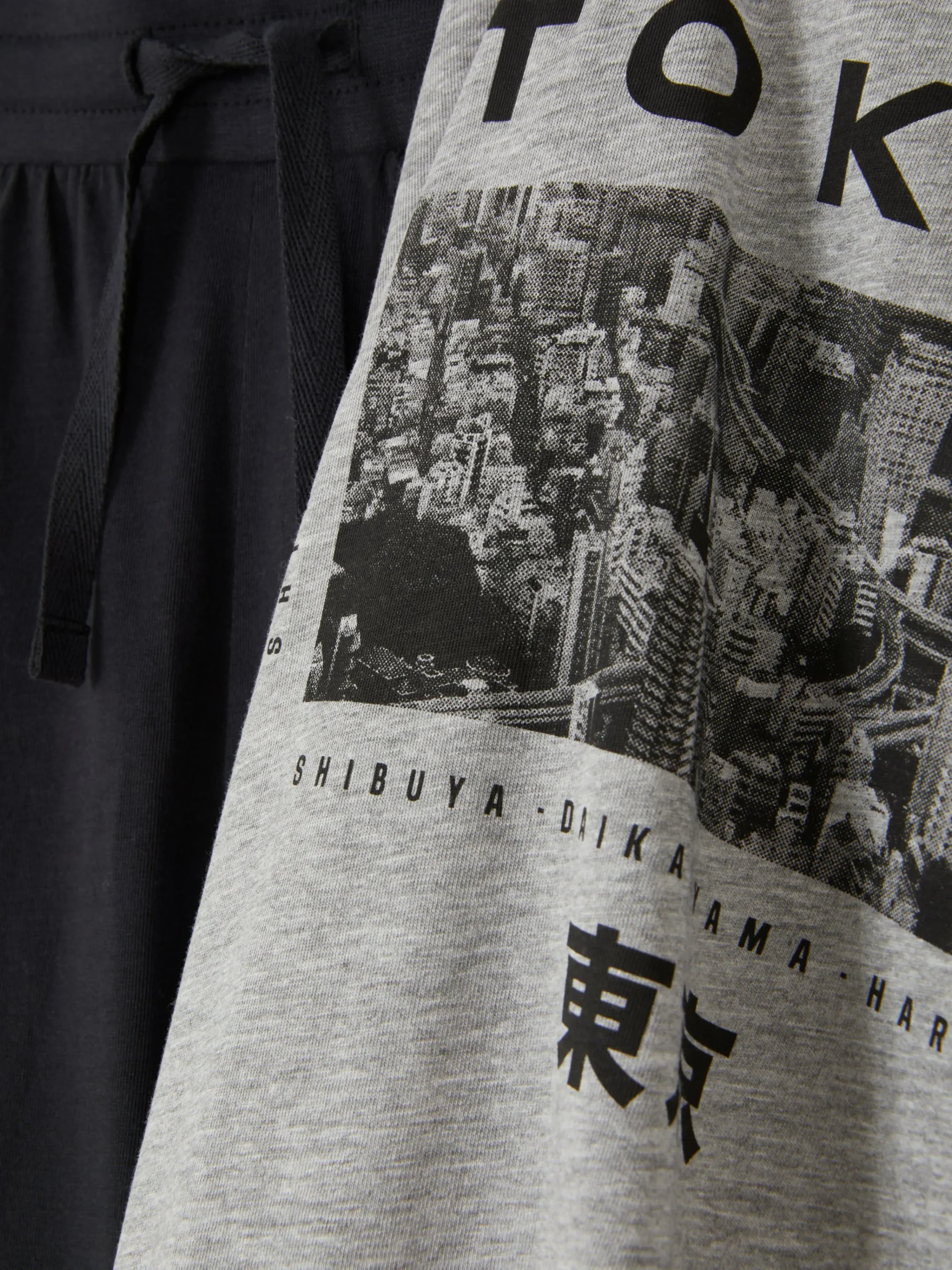 Hot „Tokyo“ Schlafanzug Mit T-Shirt Und Shorts Herren Schlafanzüge