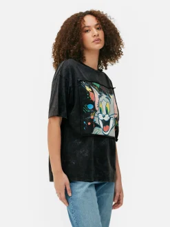 „Tom Und Jerry“ T-Shirt Damen Tops Und T-Shirts