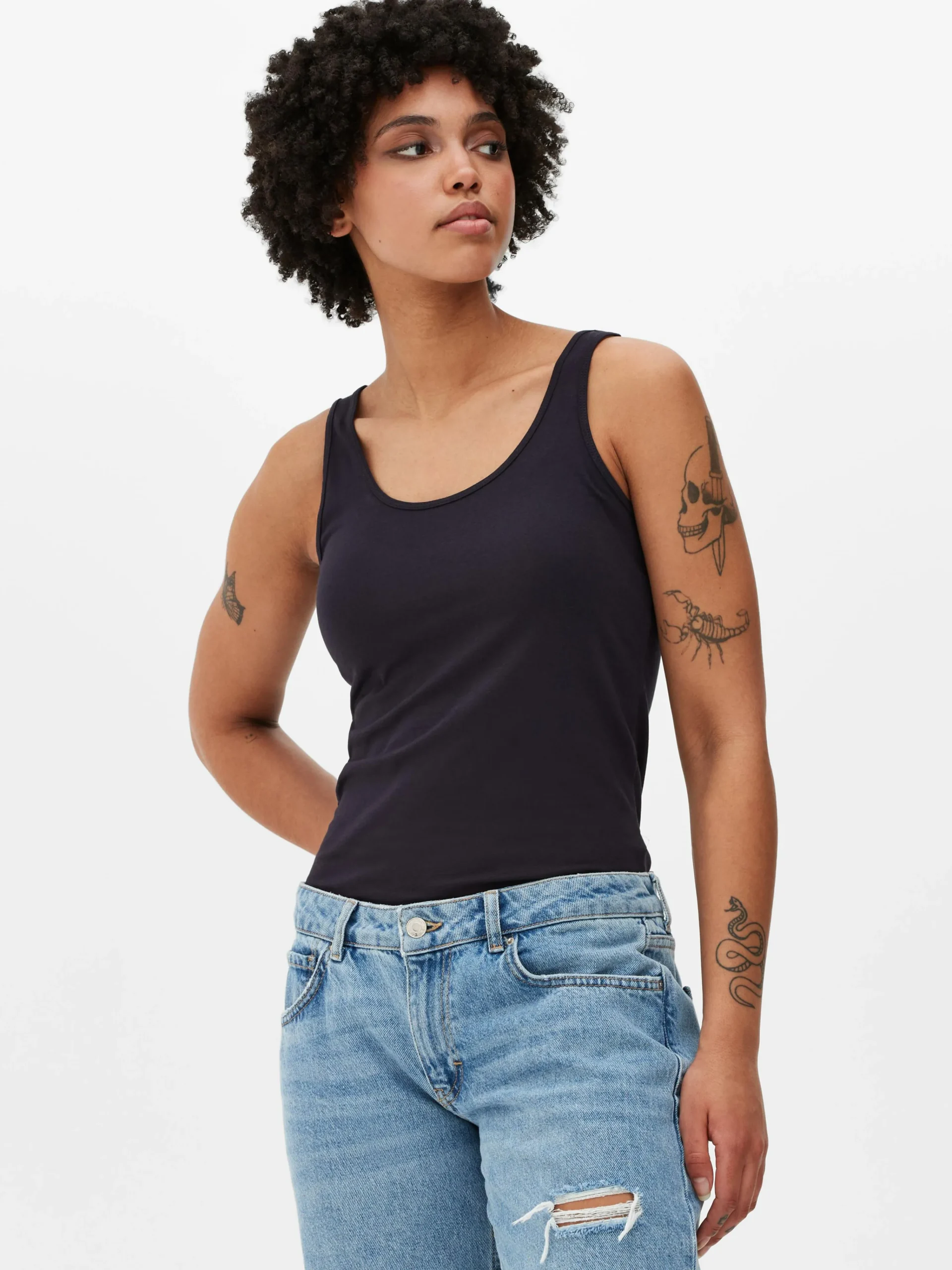 Clearance Top Aus Stretch Mit Trägern Damen Tops Und T-Shirts