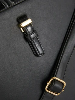 Sale Tragetasche Aus Kunstleder Mit Herausnehmbarem Beutel Damen Taschen Und Portemonnaies