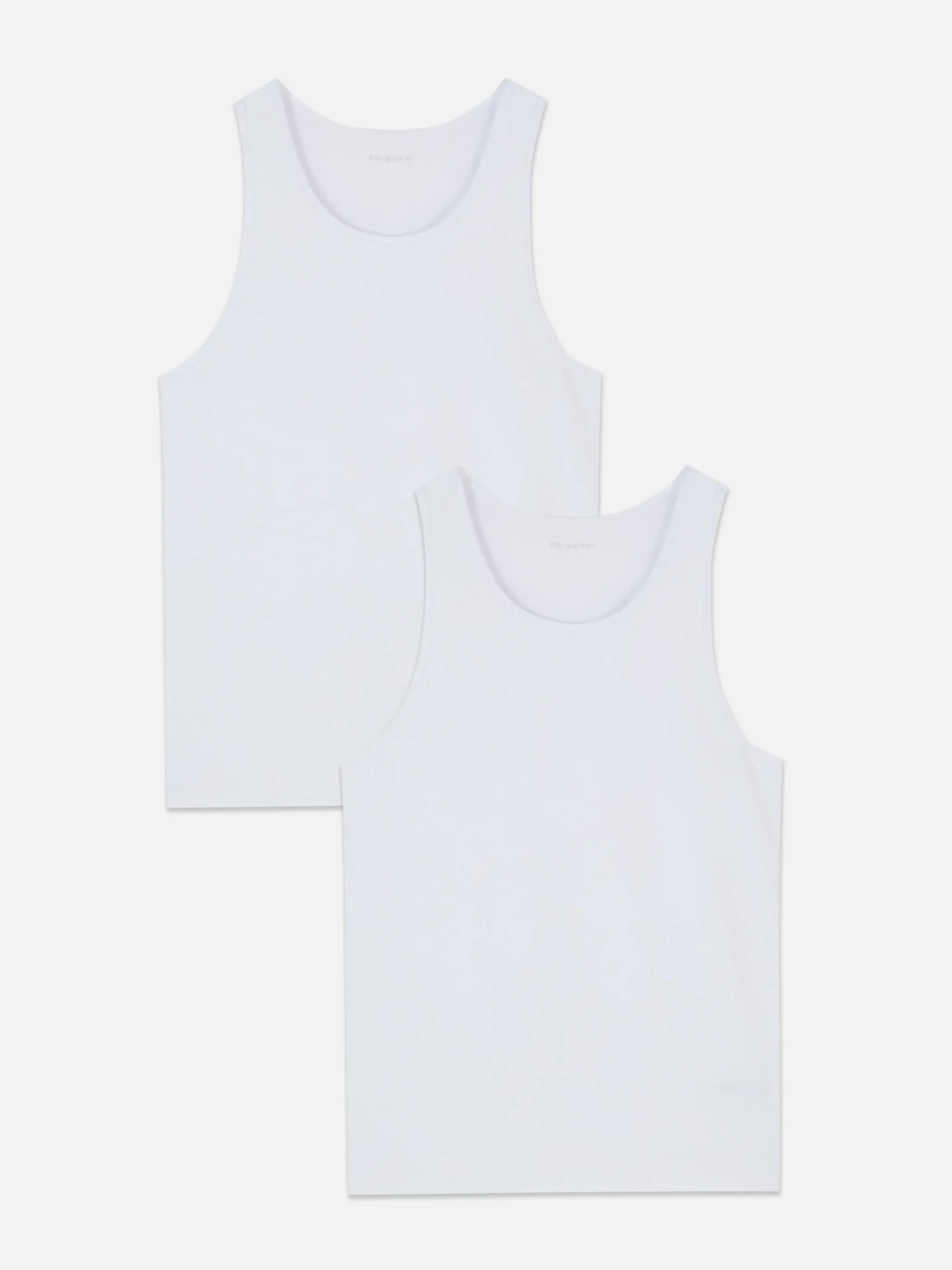 Best Trägertops Aus Modalmischung, 2er-Pack Herren Tops Und T-Shirts