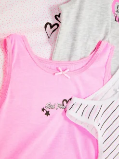 Discount Trägertops Mit Grafik, 4er-Pack Kinder Unterwäsche