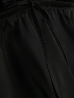 Sale Triangel-Bralette-BH Aus Satin Mit Fließendem Volant Damen Bhs