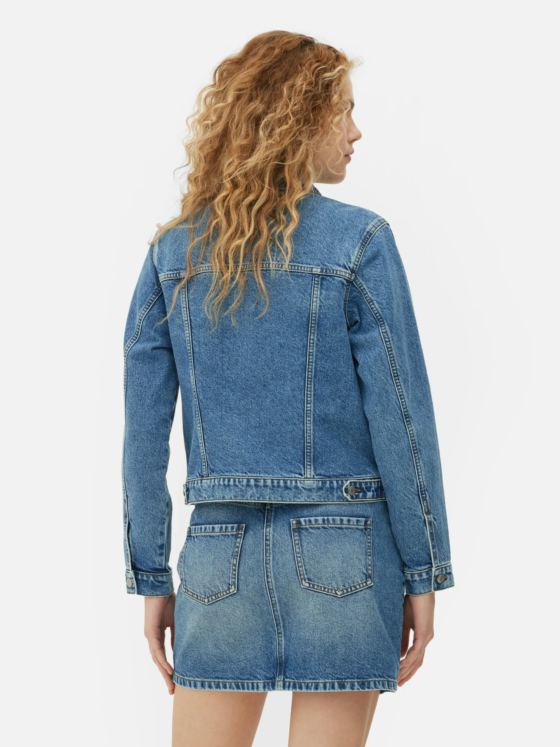 Sale Trucker-Jeansjacke Im Stil Der 80er Jahre Damen Denim|Jacken Und Mäntel