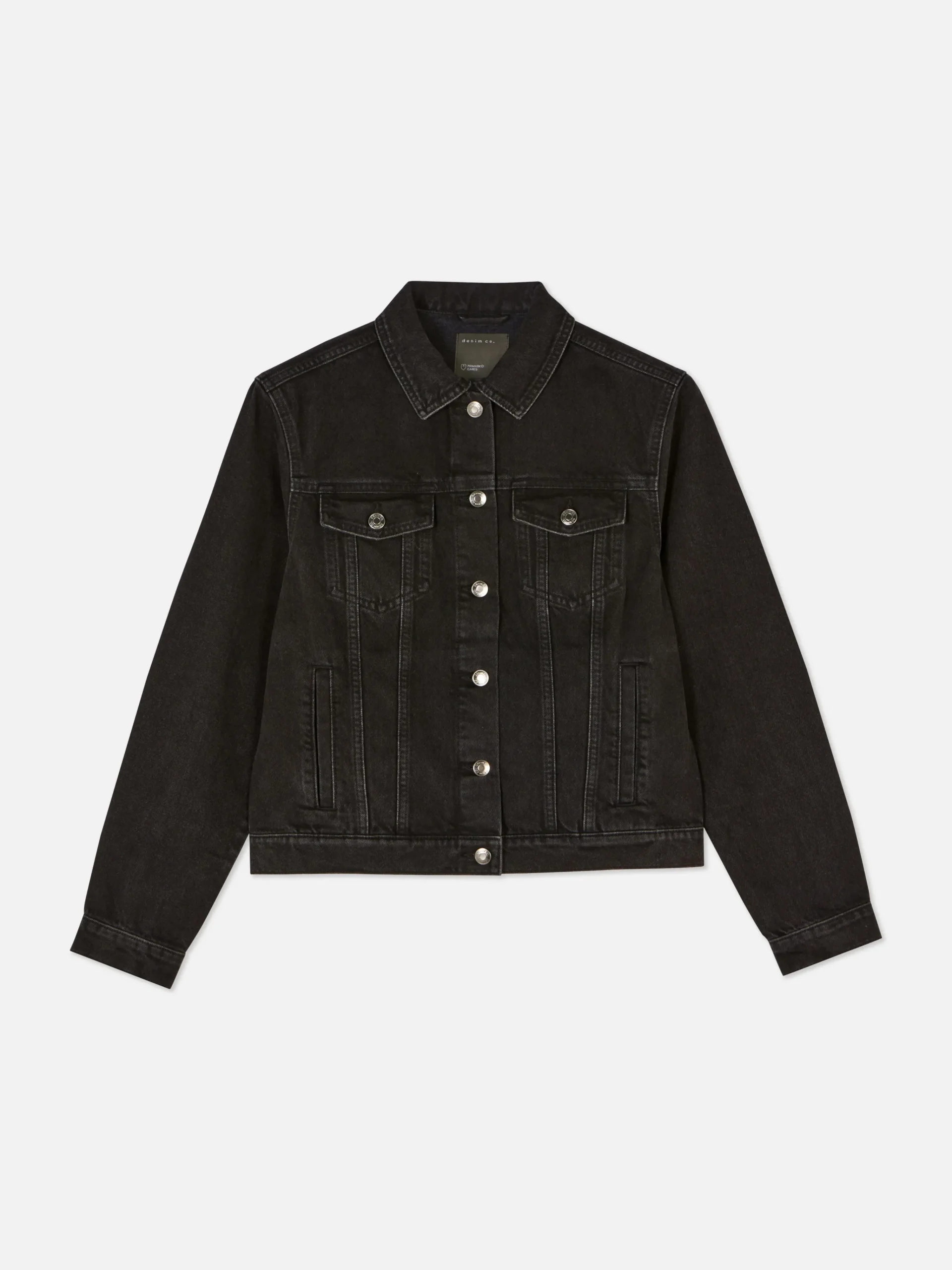 Outlet Trucker-Jeansjacke Im Stil Der 80er Jahre Damen Denim|Jacken Und Mäntel