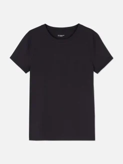 Best T-Shirt Aus Stretch Mit Rundhalsausschnitt Damen Tops Und T-Shirts