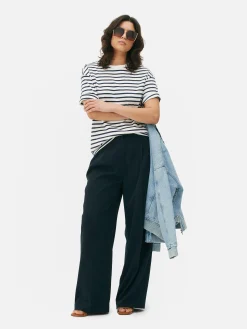 New T-Shirt Im Oversized-Look Damen Tops Und T-Shirts