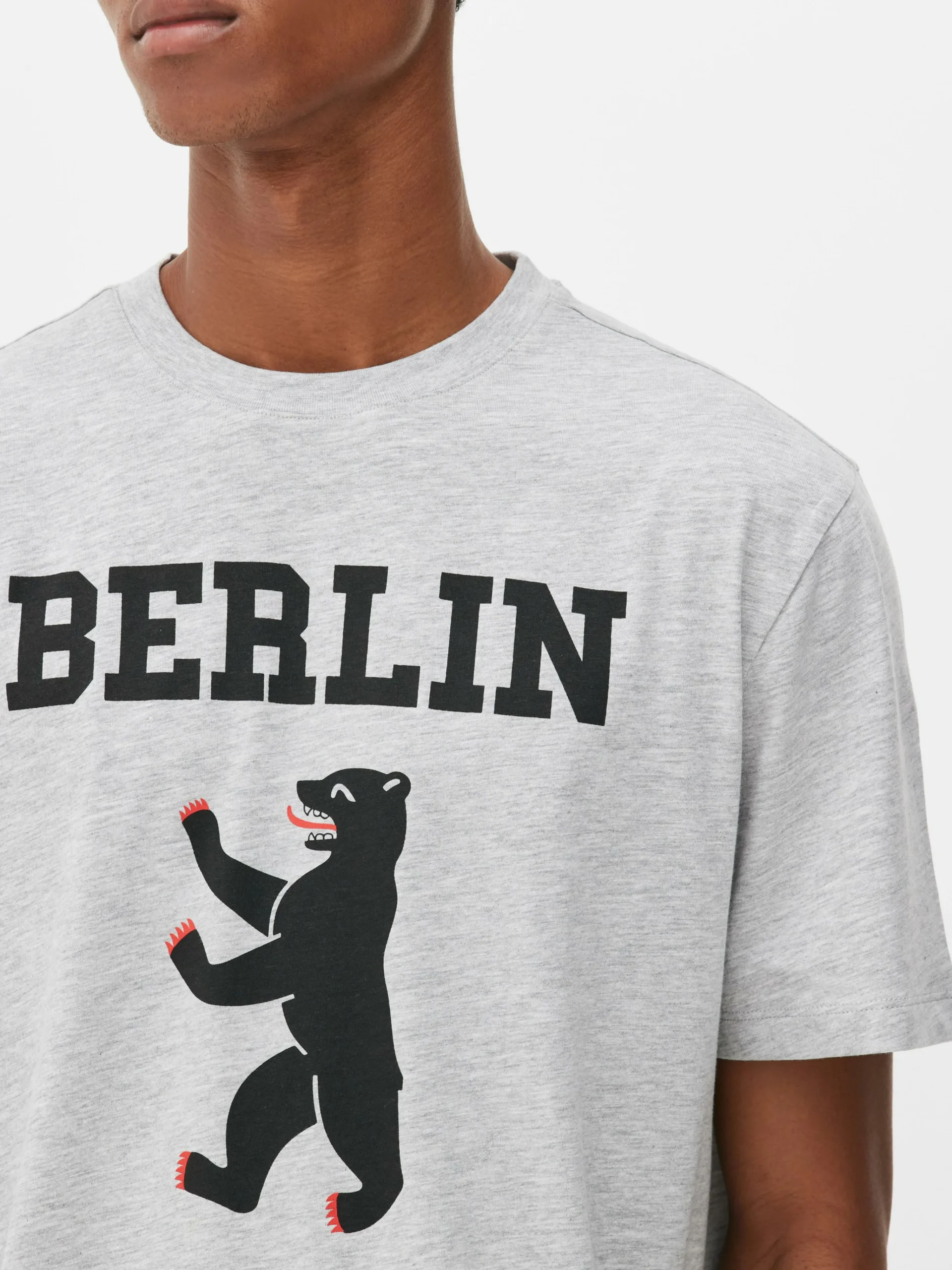 Hot T-Shirt Mit Dem Berliner Bären Herren Tops Und T-Shirts