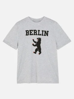 Hot T-Shirt Mit Dem Berliner Bären Herren Tops Und T-Shirts