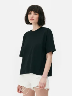 Outlet T-Shirt Mit Geradem Schnitt Damen Tops Und T-Shirts