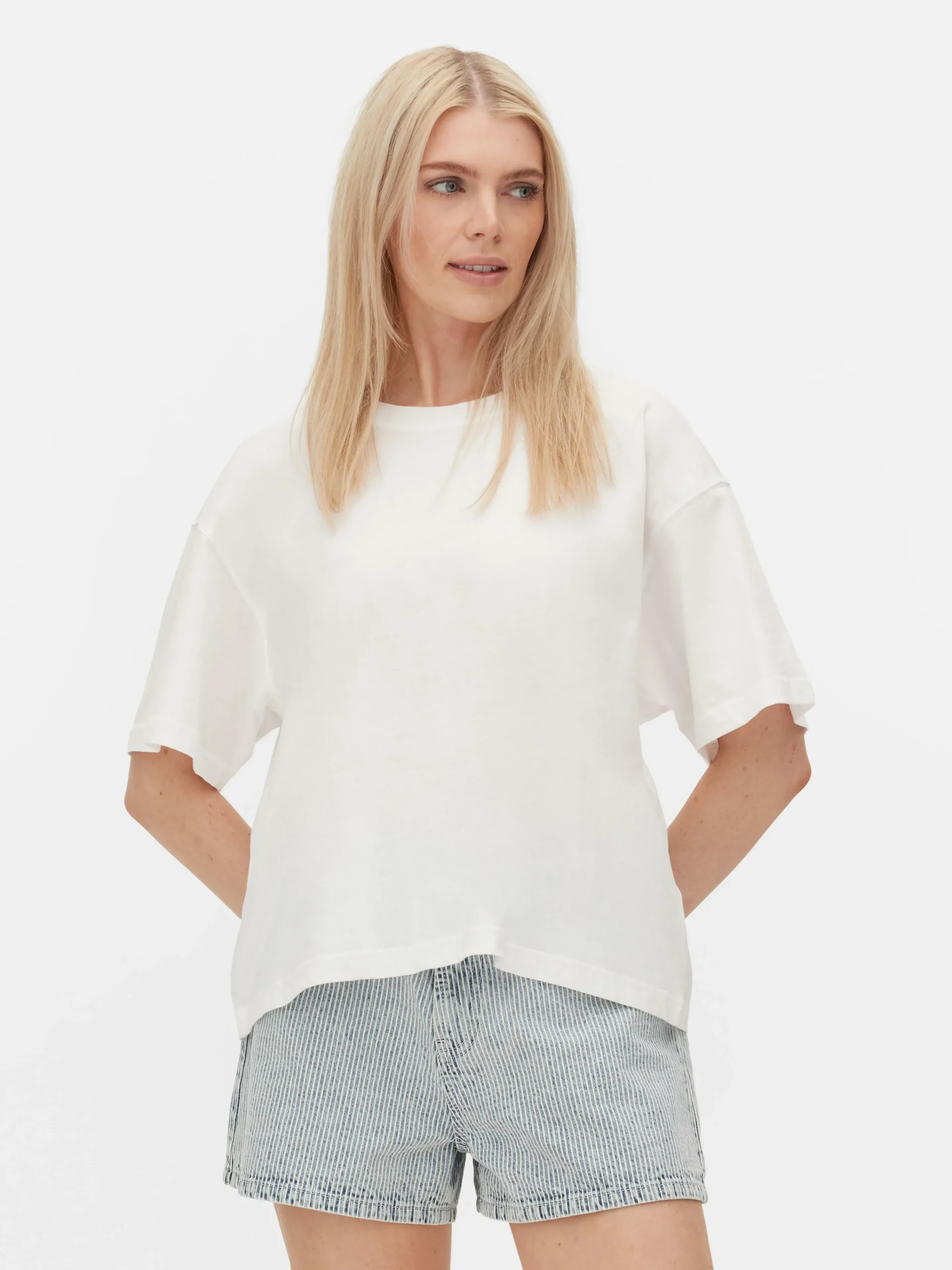 Clearance T-Shirt Mit Geradem Schnitt Damen Tops Und T-Shirts