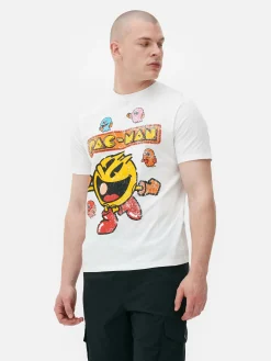 New T-Shirt Mit „Pac-Man“ Grafik Herren Tops Und T-Shirts