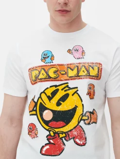New T-Shirt Mit „Pac-Man“ Grafik Herren Tops Und T-Shirts