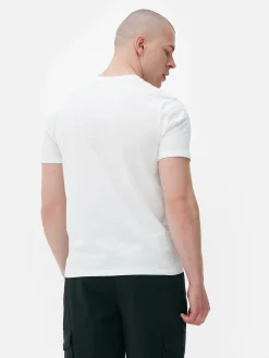 New T-Shirt Mit „Pac-Man“ Grafik Herren Tops Und T-Shirts