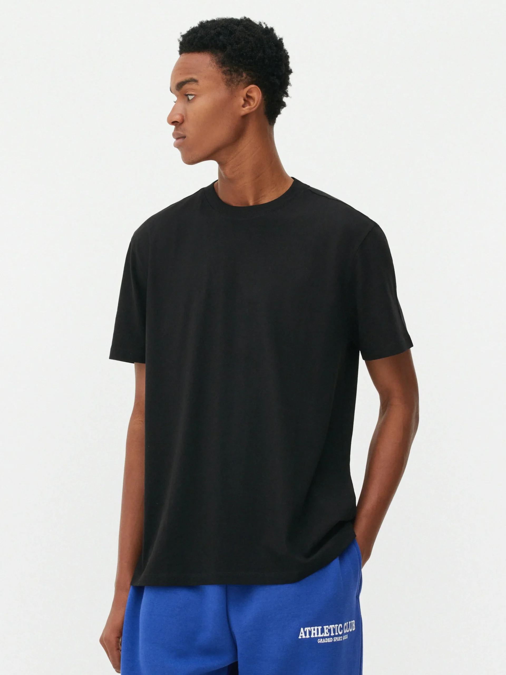 Hot T-Shirt Mit Rundhalsausschnitt In Regulärer Passform Herren Tops Und T-Shirts