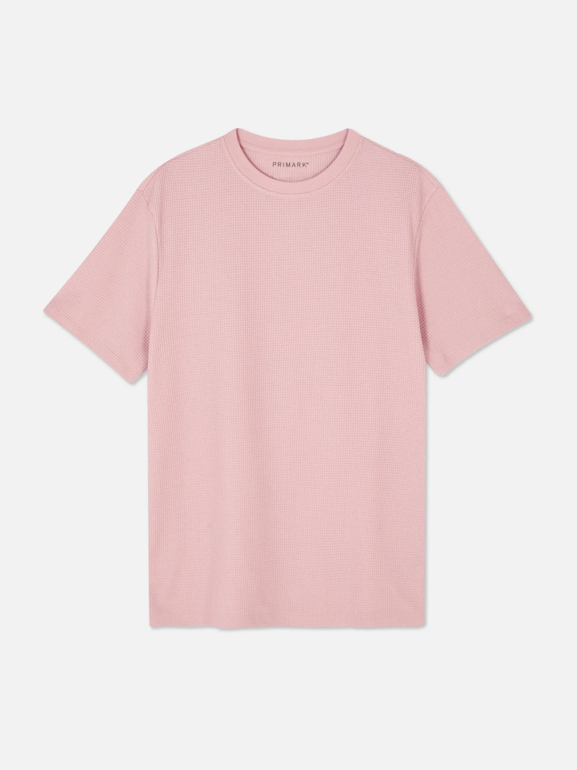 T-Shirt Mit Rundhalsausschnitt Und Waffelmuster Herren Tops Und T-Shirts