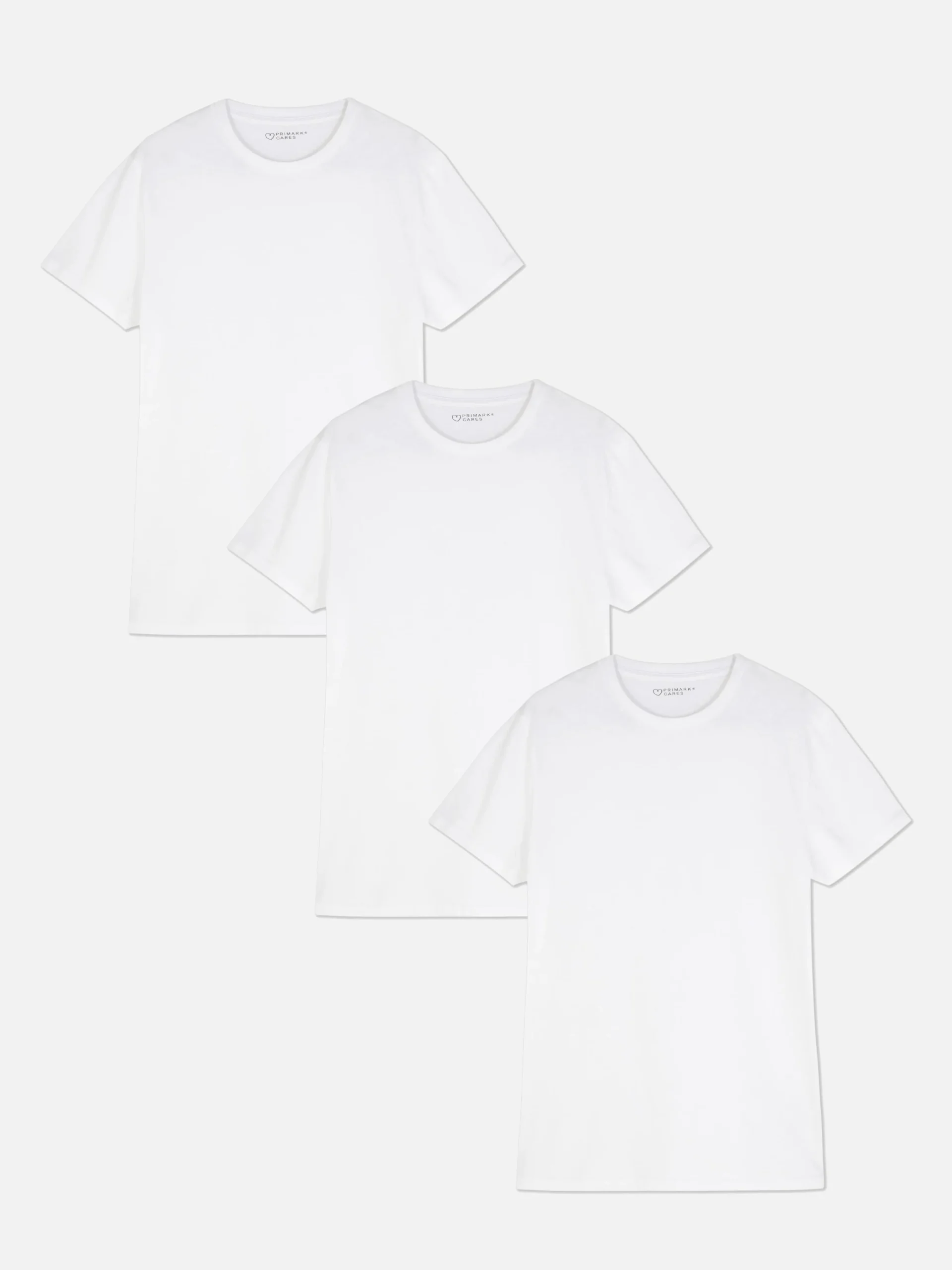 T-Shirts Mit Rundhalsausschnitt, 3er-Pack Herren Tops Und T-Shirts