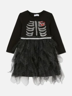 Best Tutu-Kleid Mit Halloween-Skelettmotiv Kinder Halloween-Kostüme Für Kinder|Halloween Alle