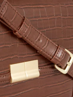 Sale Umhängetasche In Kroko-Optik Damen Taschen Und Portemonnaies