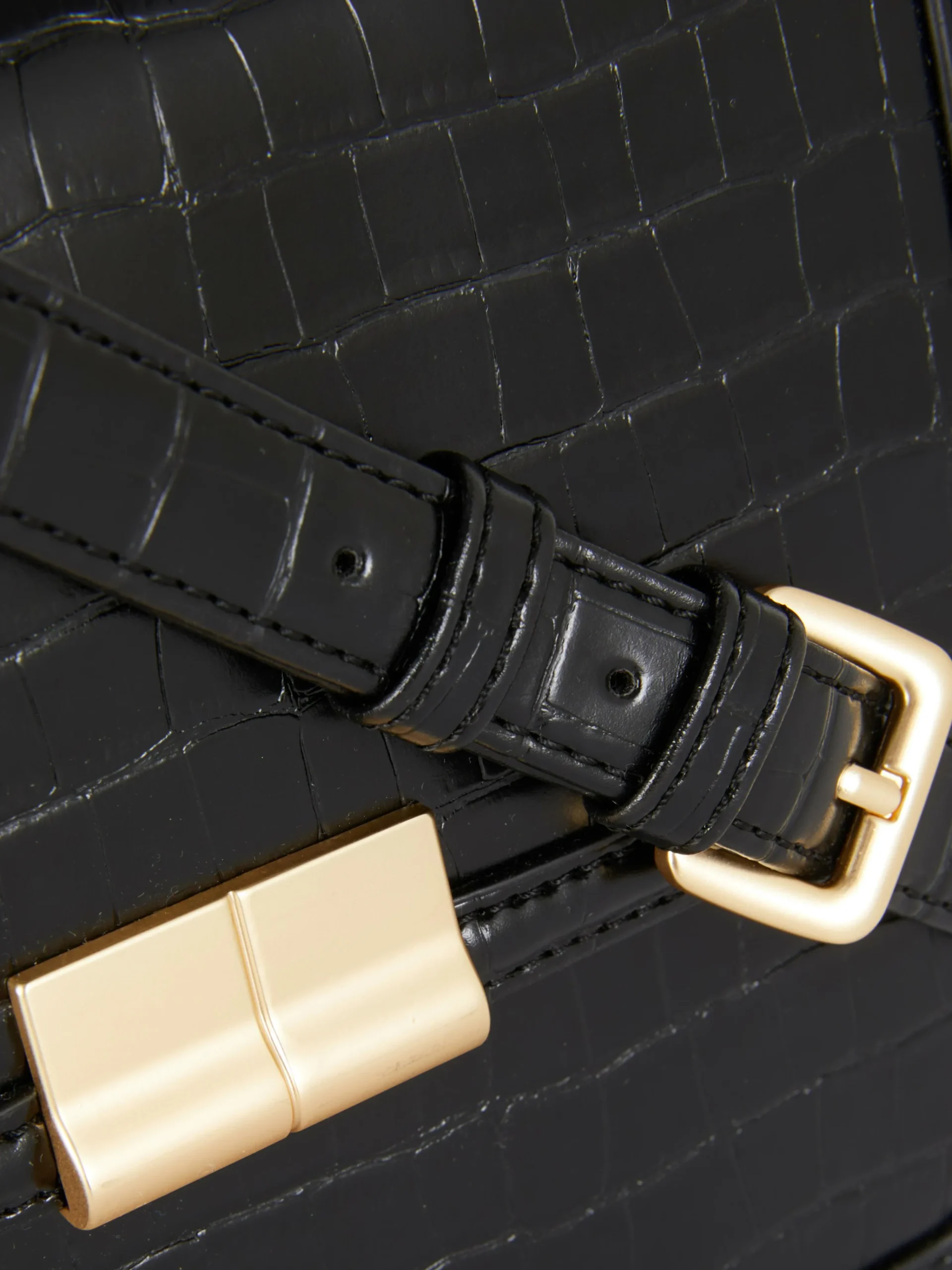 Outlet Umhängetasche In Kroko-Optik Damen Taschen Und Portemonnaies