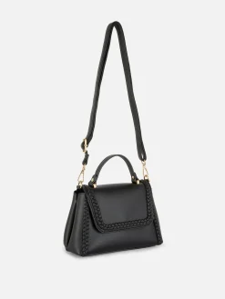 Outlet Umhängetasche Mit Flechtdetails Damen Taschen Und Portemonnaies