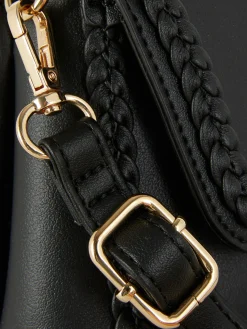 Outlet Umhängetasche Mit Flechtdetails Damen Taschen Und Portemonnaies