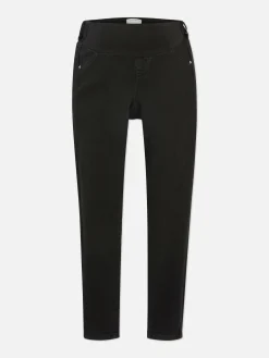 Umstandsjeans Mit Unterbauch-Bund Damen Denim|Jeans