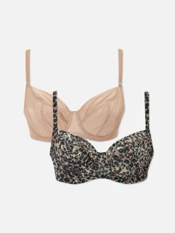 Sale Ungepolsterte BHs, D-G, 2er-Pack Damen Bhs