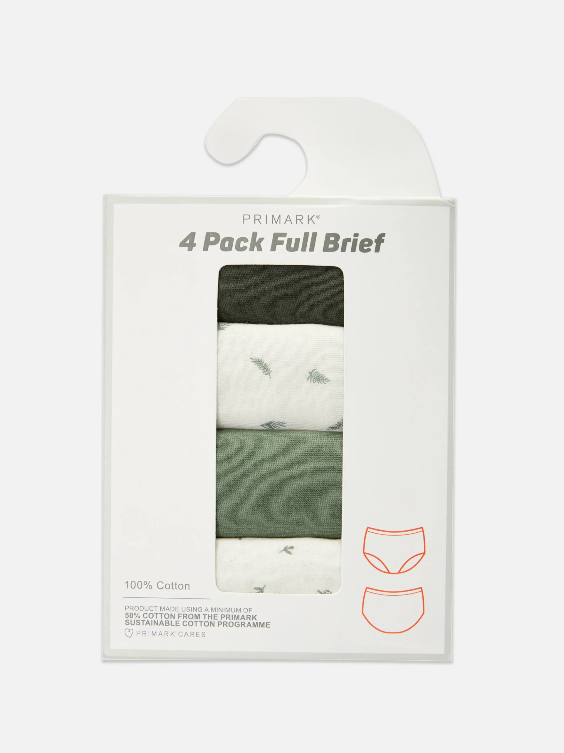 Unterhosen, 4er-Pack Damen Slips