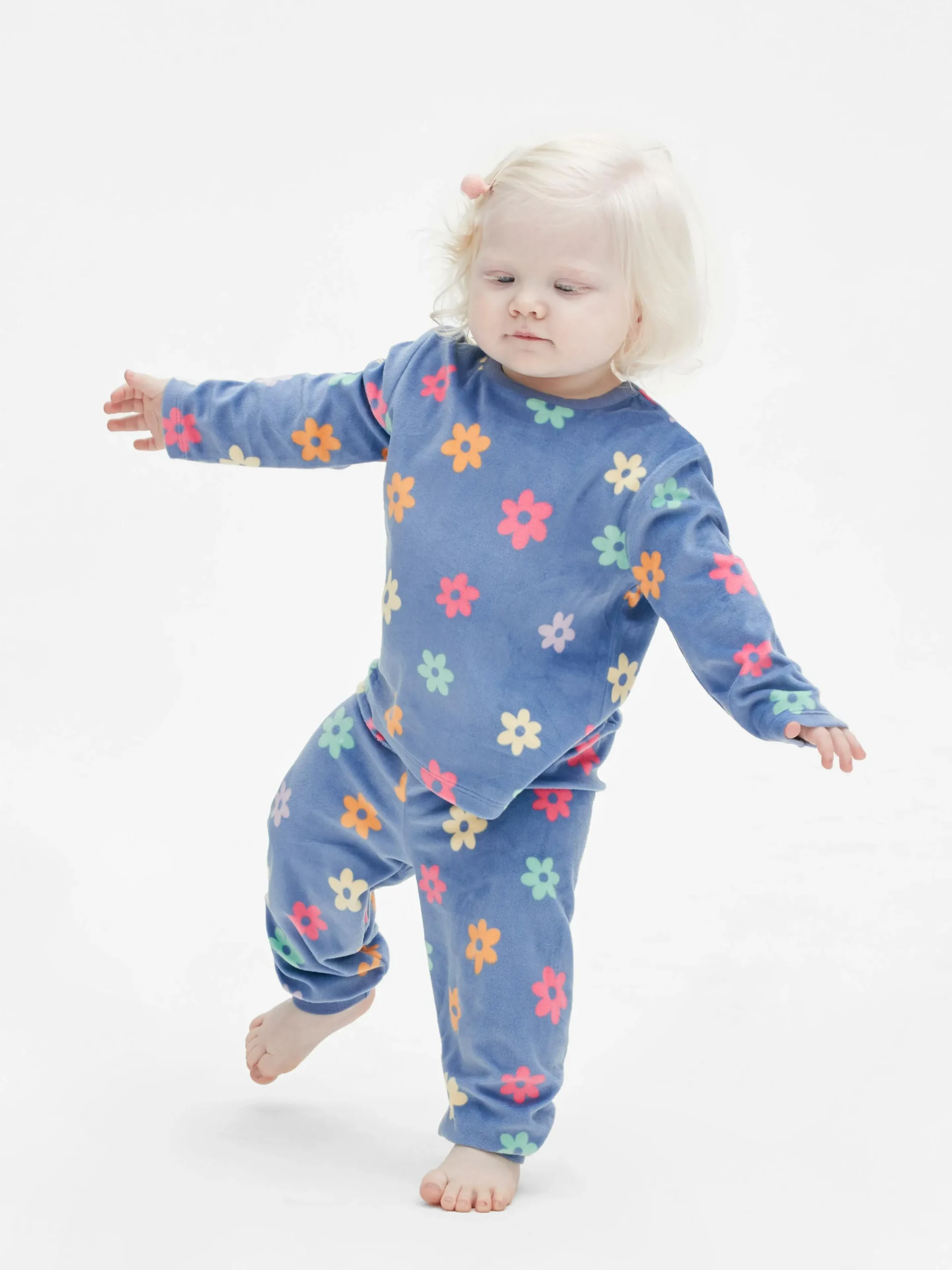 Velours-Schlafanzug Mit Grafik Schlafanzüge Und Nachtwäsche