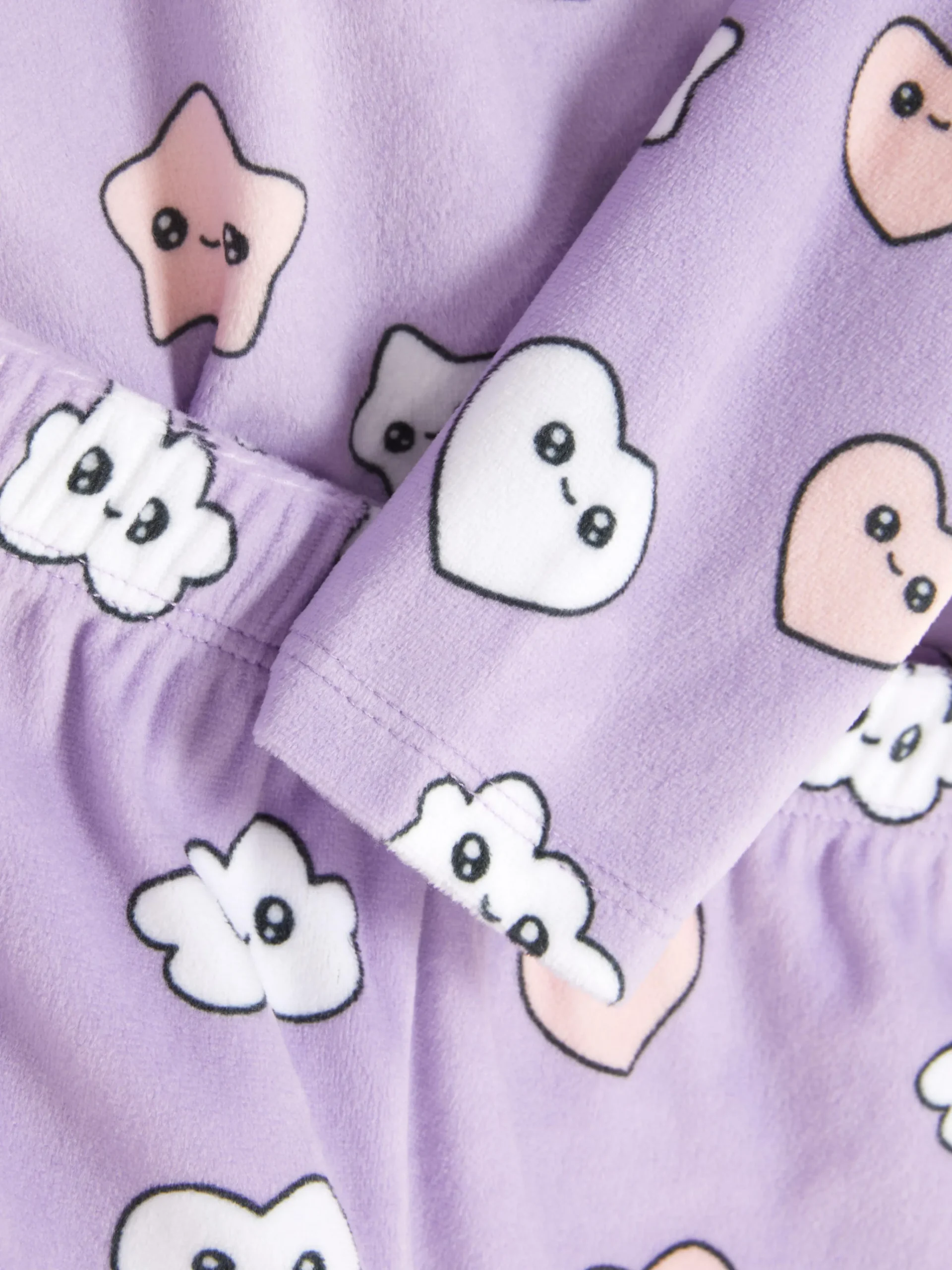 Sale Velours-Schlafanzug Mit Grafik Schlafanzüge Und Nachtwäsche