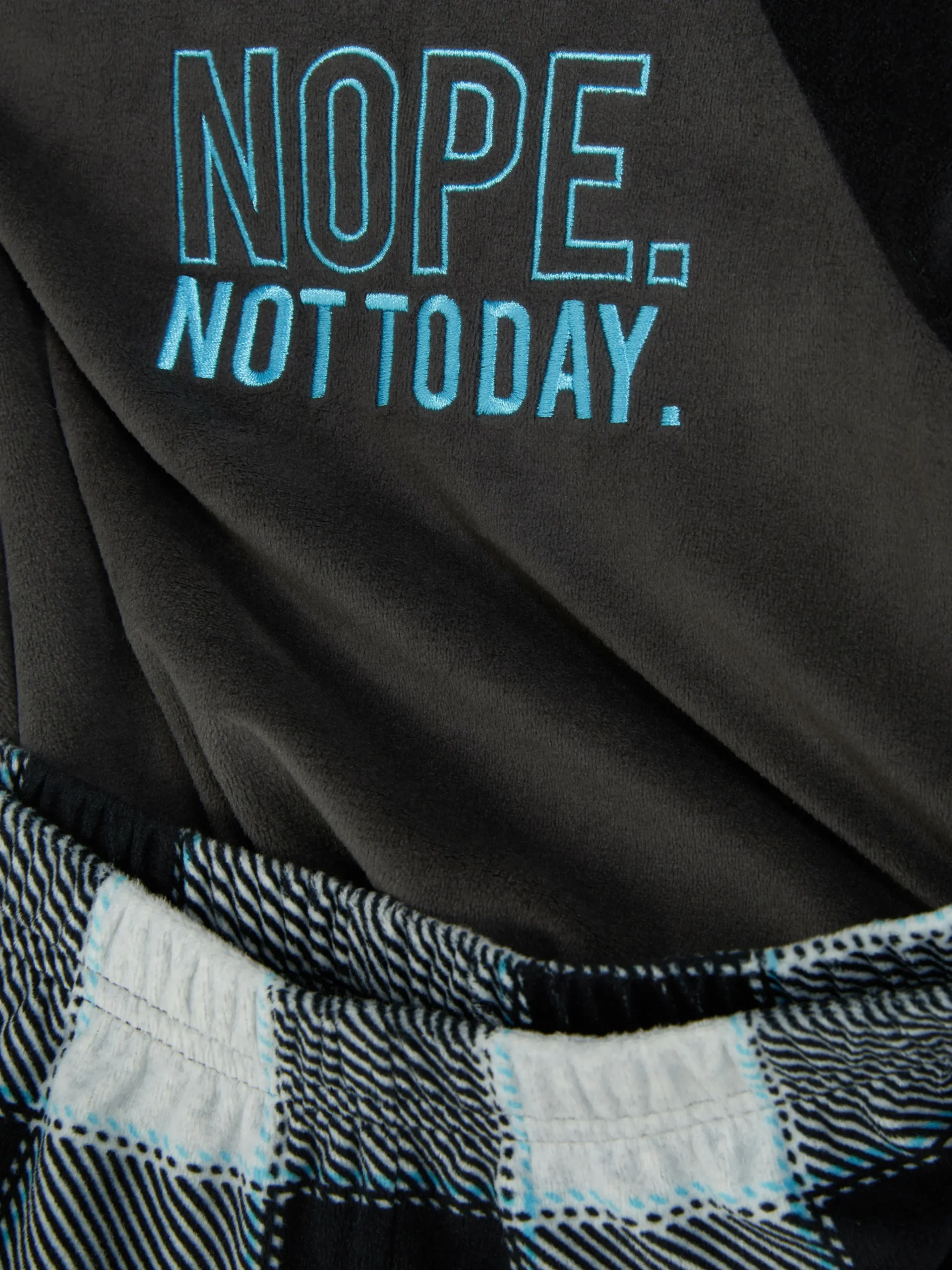 Clearance Velours-Schlafanzug Mit Karomuster Kinder Schlafanzüge Und Nachtwäsche