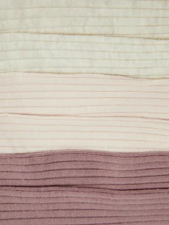 Clearance Verschiedene Gerippte Strumpfhosen, 3er-Pack Kinder Socken Und Strumpfhosen