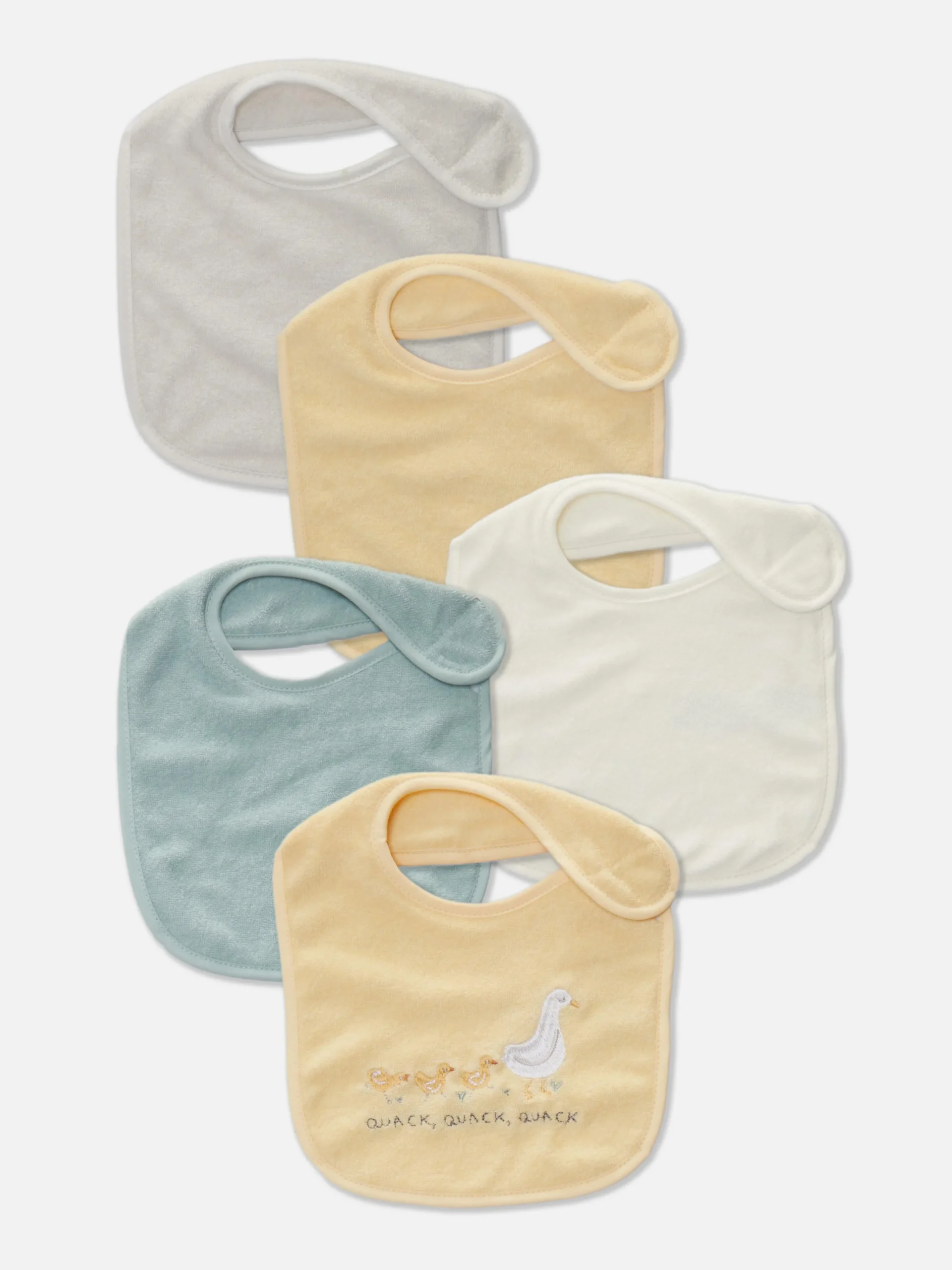 Verschiedene Lätzchen Aus Frottee, 5er-Pack Kinder Füttern Und Abstillen