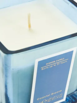 New Viereckige Kerze In Getöntem Glas Raumdüfte