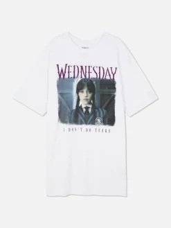 Hot „Wednesday“ Nachthemd Im Oversized-Look Damen Halloween Alle|Schlafshirts Und Nachthemden