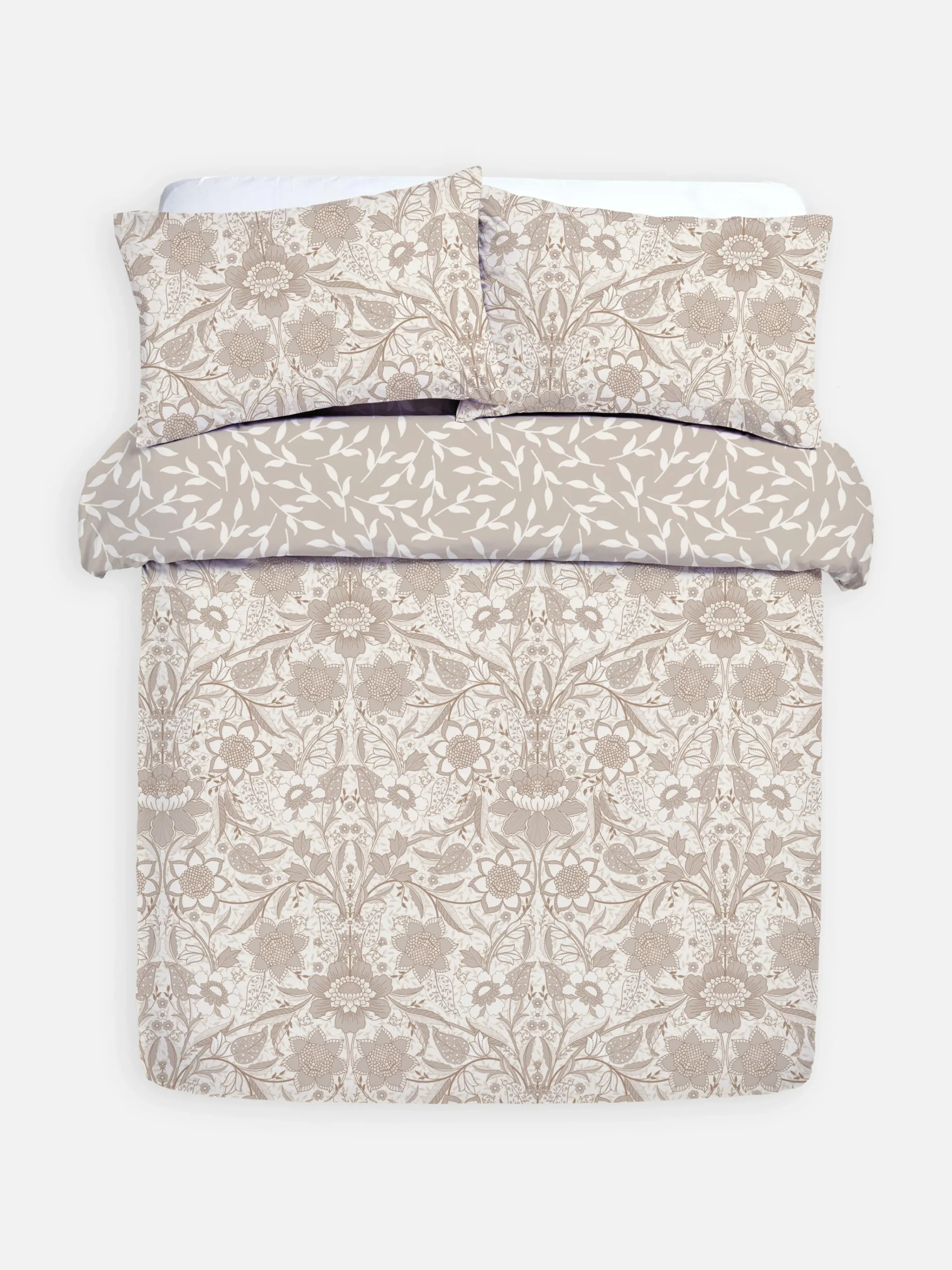 Outlet Wendbare Bettwäsche Mit Blumenmuster, Kingsize Bettwäsche Und Sets