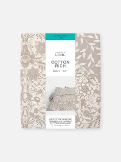 Outlet Wendbare Bettwäsche Mit Blumenmuster, Kingsize Bettwäsche Und Sets