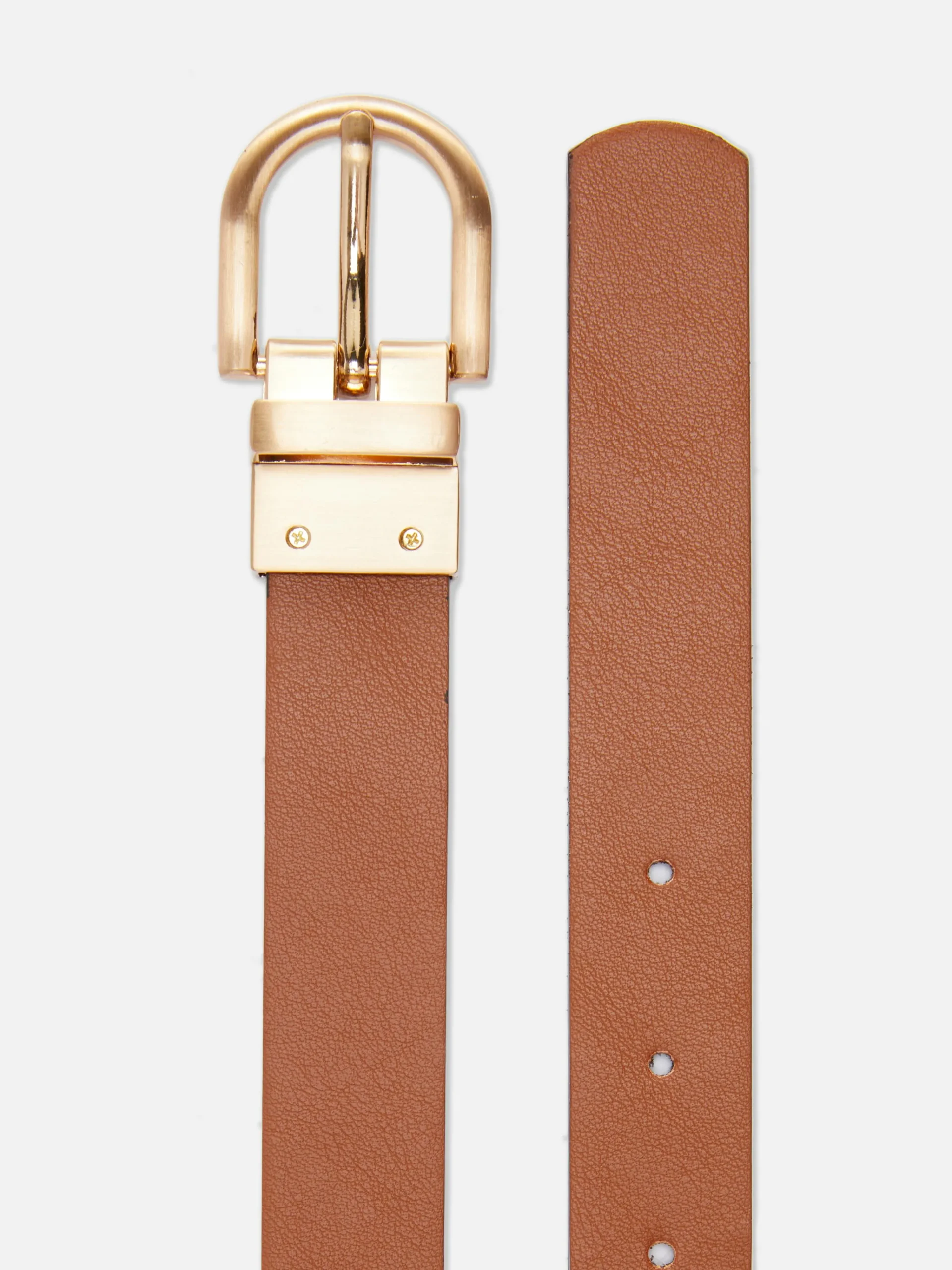 Clearance Wendbarer Kunstledergürtel Damen Gürtel